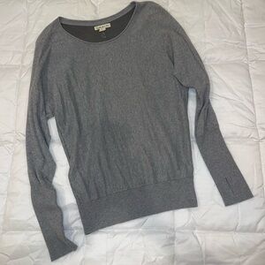 Akini cotton & cashmere athleisure sweater